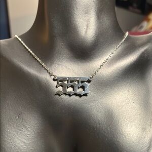 555 Angel Number in Silver